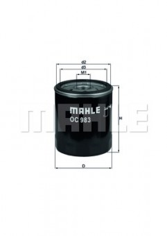 MAHLE ORIGINAL - OC 983 Filtru ulei - MAHLE