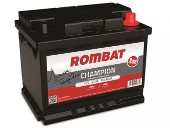 ROMBAT - 5643H20065ROM ACUMULATOR ROMBAT CHAMPION 64AH 650A 60X175X190 +DR