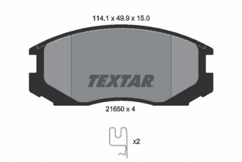 TEXTAR - 2165001TX SET PLACUTE FRANA - TEXTAR