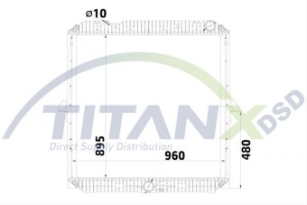 TitanX - RADIATOR MOTOR (CU RAMA) TITAN-X