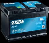 EXIDE - BATERIE EXIDE AGM 72AH 760A 278X 175X190 +DR