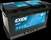 EXIDE - BATERIE EXIDE AGM 82AH 800A 315X 175X190 +DR
