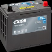 EXIDE - EA456EXI BATERIE EXIDE PREMIUM 45AH 390A 237X 127X227 +DR - EXIDE