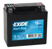EXIDE - EK131EXI BATERIE EXIDE AGM AUXILIARY 13AH 200A 150X 90X145 +STG - EXIDE