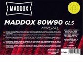 MADDOX OIL - MDX80W90GL5/204 MADDOX 80W90 GL5 204L