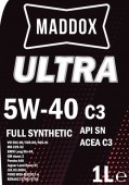 MADDOX OIL - MDXU540C3/1 MADDOX ULTRA 5W-40 C3 1L