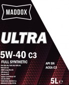MADDOX OIL - MDXU540C3/5 MADDOX ULTRA 5W-40 C3 5L