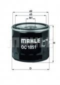 MAHLE ORIGINAL - OC 1051 FILTRU ULEI - MAHLE