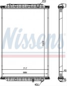 NISSENS - N637780 RADIATOR NISSENS