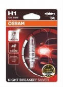 OSRAM - BLISTER 1 BEC H1 12V55W NIGHT BREAKER SILVER 100%