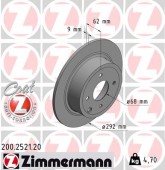 ZIMMERMANN - 200.2521.20 DISC FRANA (LIVRABIL NUMAI PERECHE) - ZIMMERMANN